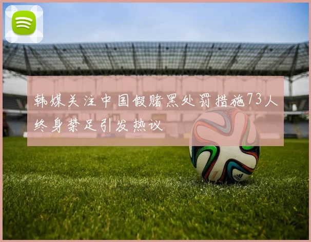 韩媒关注中国假赌黑处罚措施73人终身禁足引发热议